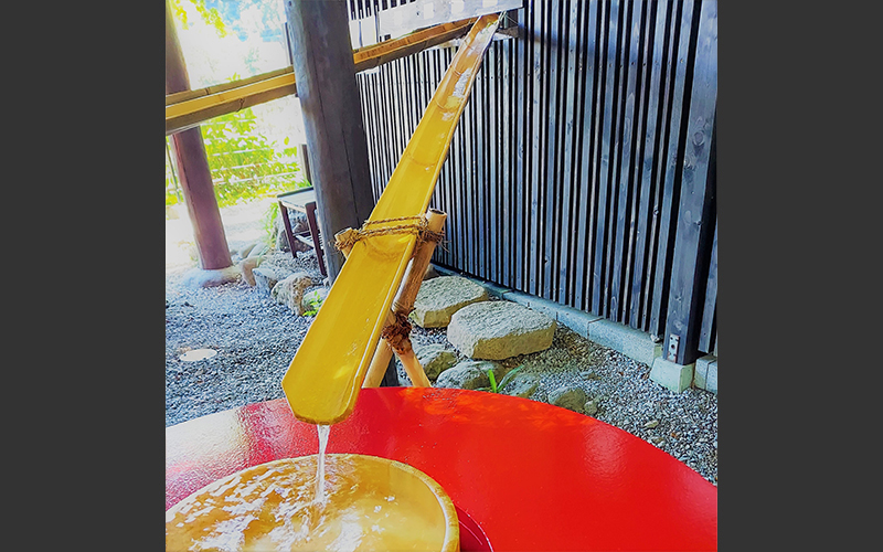花のおもてなし長生館 流しそうめん